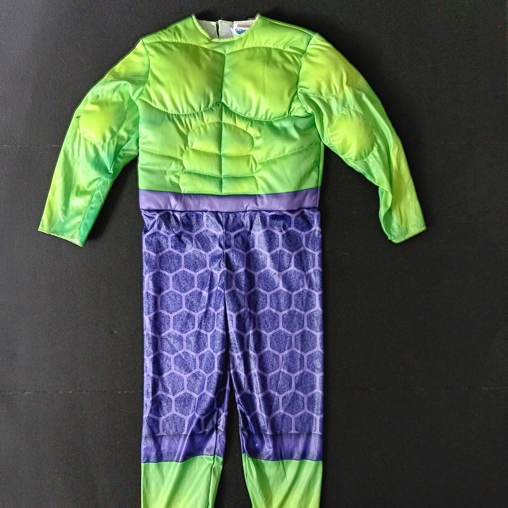 MARVEL Hulk Toddler Halloween Costume Jumpsuit Jazwares Size 3T/4T *NO MASK*